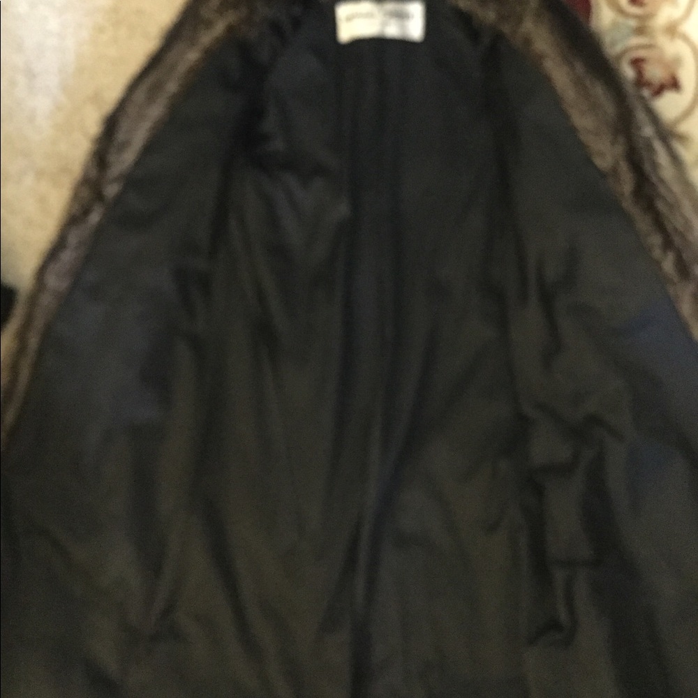 MICHAEL FORREST VINTAGE RACCOON FUR FULL LGTH COAT - Picture 4 of 7
